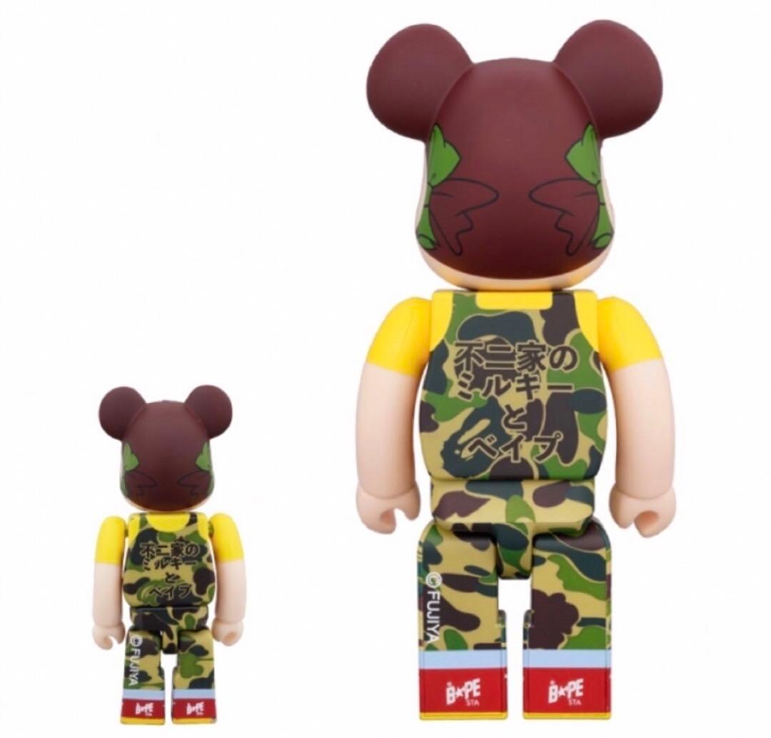BE@RBRICK BAPE(R) ペコちゃん 100％ & 400％ - メルカリ