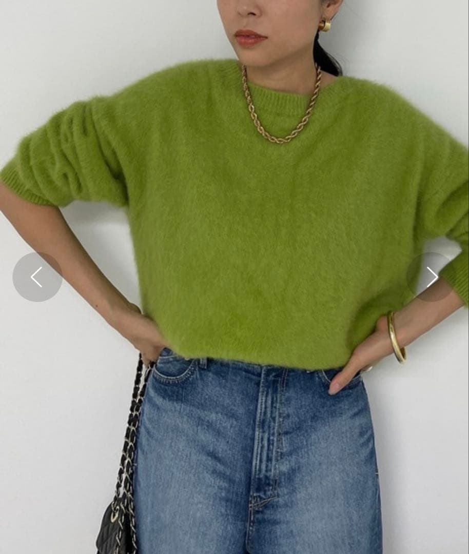 loungedress FURカシミヤ2WAYニット