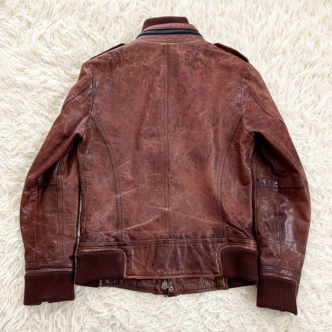 美品】赤西仁着用モデル SHELLAC 牛革 ライダースジャケット - メルカリ