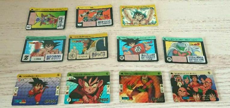 ⑥■【当時物・レア】【11枚セット】ドラゴンボールＺアマダカードダス