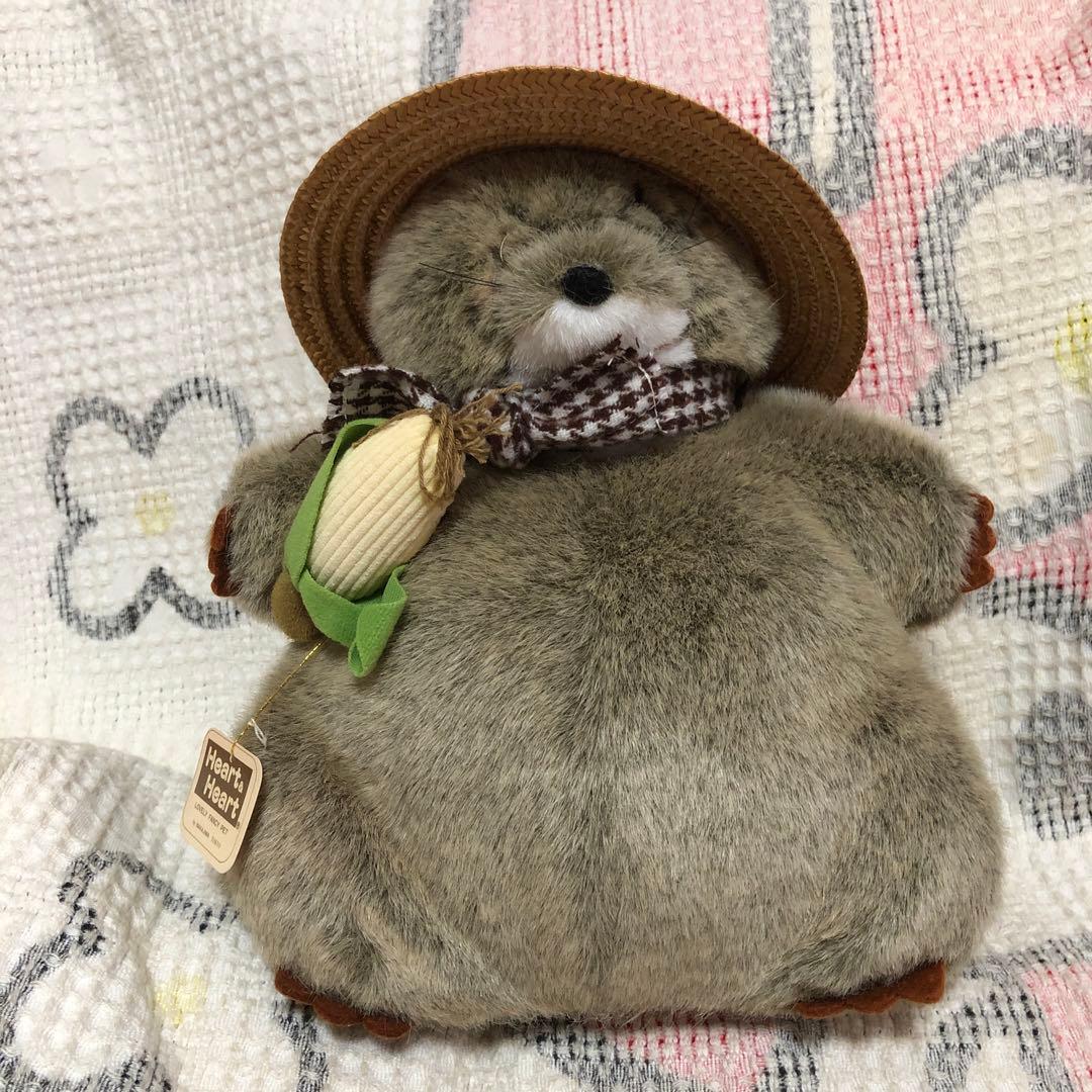 昭和レトロ ナカジマ Heart＆Heart アンクル・モグ ぬいぐるみ 5こ