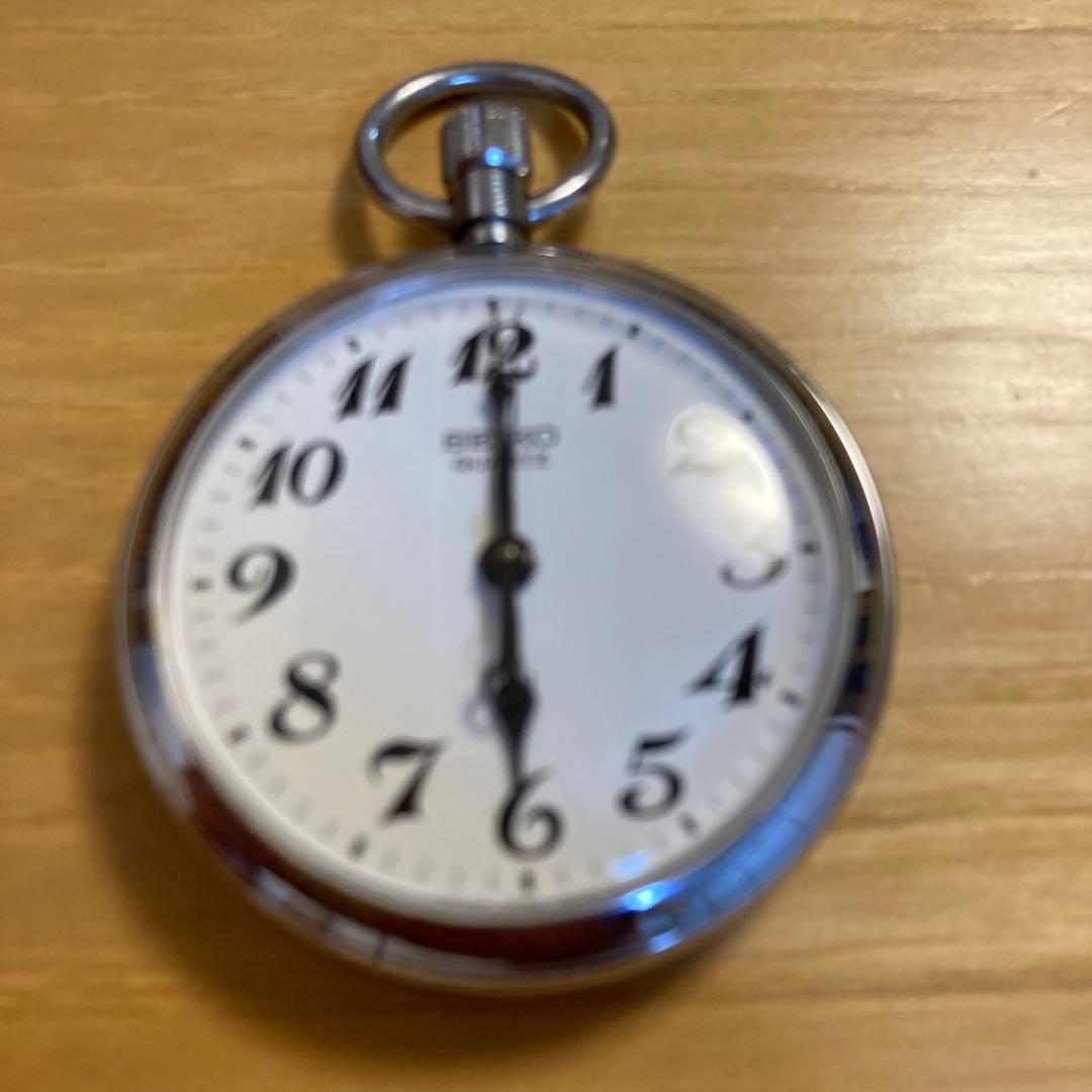 SEIKO 懐中時計 ホワイト文字盤