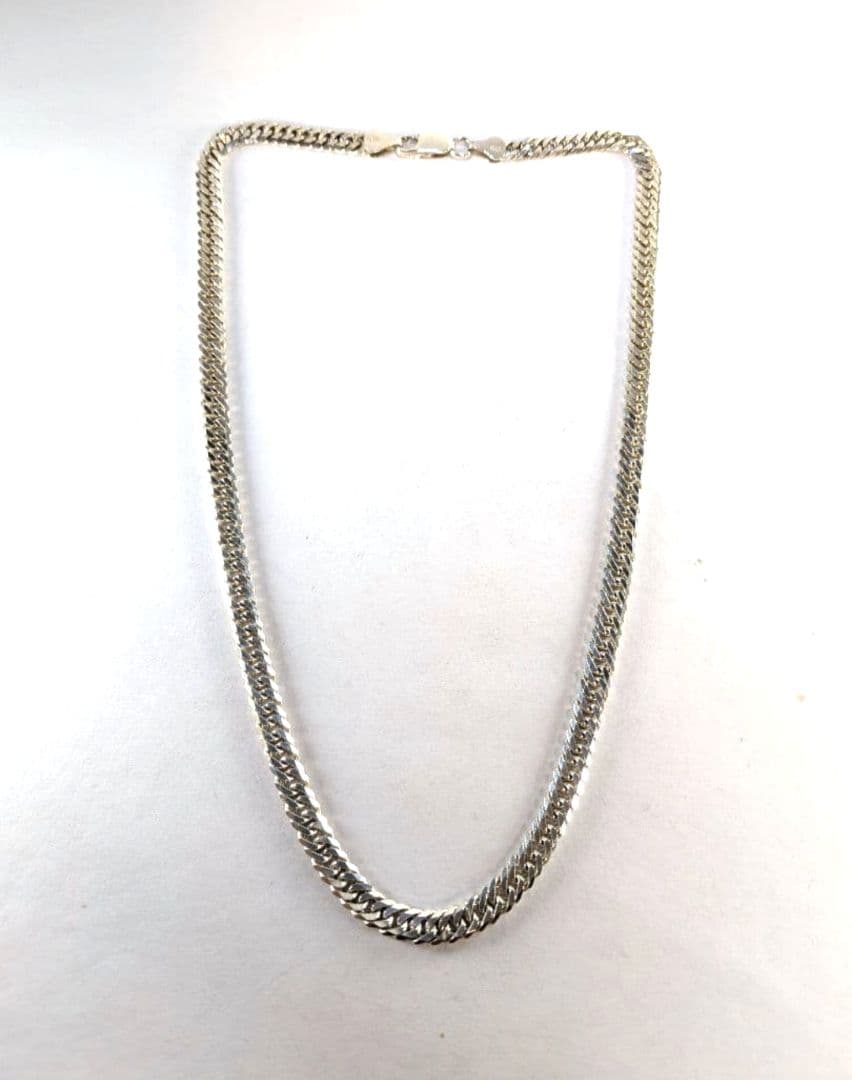 ITALY　喜平6面ダブル　 シルバー925　ネックレスチェーン