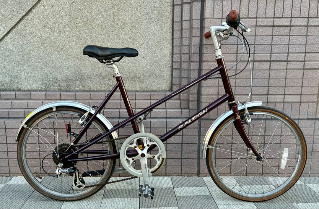ラレー　RALEIGH RSW Mixte ミニベロ　シート上下調整不可東京 RALEIGH RSM RSW SPORT MIXTE。ラレーのミニベロ。クラシカルスタイル