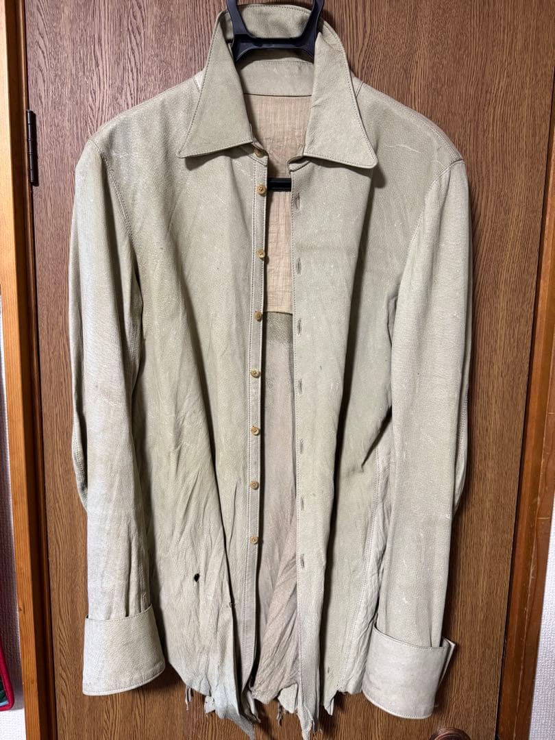 【廃盤激レア】　if six was nine 切りっぱなしレザージャケット