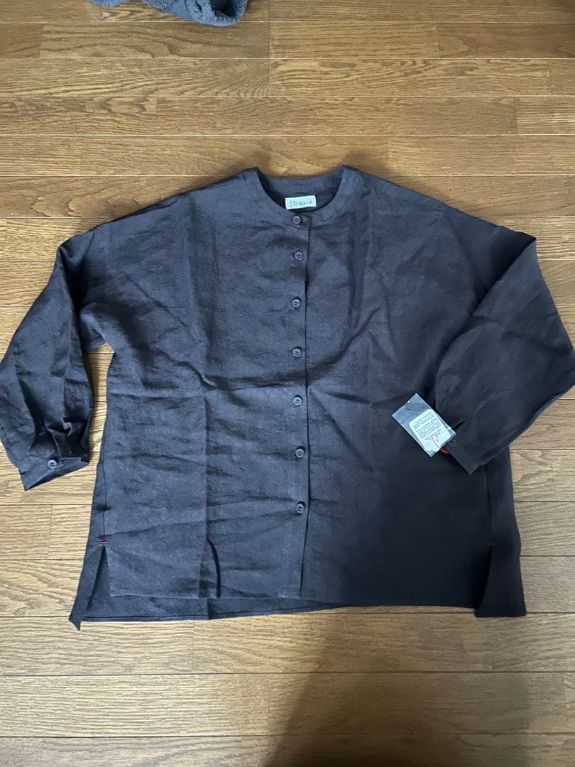 chishiro 国産天日干しリネンＢＯＸシャツ　新品未使用