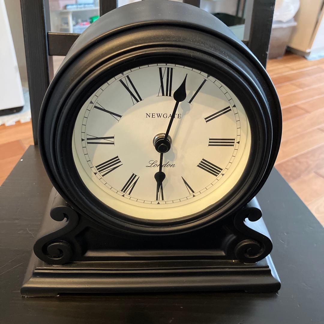 ニューゲート　時計　黒　置き時計　アンティーク NEW GATE ELECTRIC WALL CLOCK / ニューゲート エレクトリック