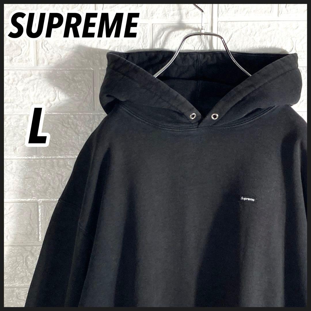 【超人気!!】SUPREME シュプリーム スモールボックスロゴ 刺繍 パーカー