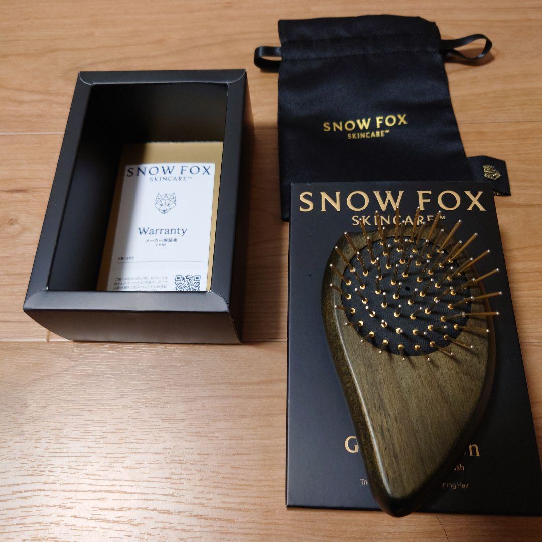  FOX Ghost Edition スカルプブラシ　かっさ プレミアム FOX カッサ ゴースト ヘアブラシ ブラック - 【公式サイト