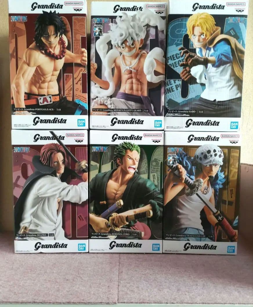 ワンピースフィギュア グランディスタ 6体セット - メルカリ
