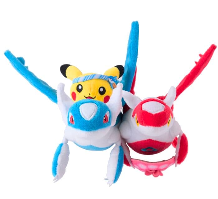 【新品未開封】ラティアスラティオスピカチュウ ポケモンセンターフクオカR 福岡限定ぬいぐるみ ラティアスラティオスピカチュウ ポケモンセンター