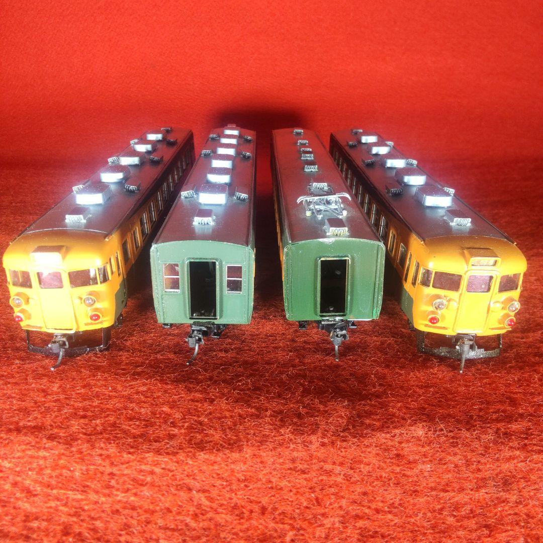 165系4両セット、動作確認済み、MPギヤ仕様、電気機関車、HOゲージ KATO [3-525] 165系 3両セット (1:80 16.5mm/HOゲージ 動力車あり