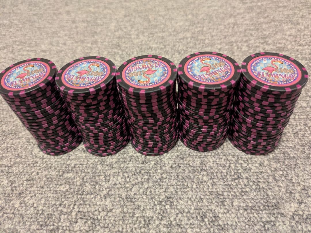 カジノチップ $100表記 100枚 ポーカー ブラックジャック カジノ Amazon.co.jp: カジノコイン カジノチップセット 100枚 アクリルケース