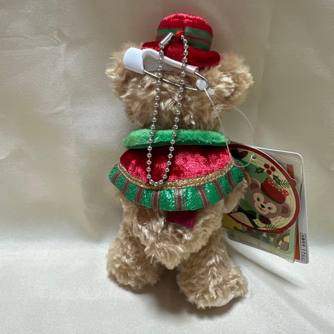 ダッフィー シェリーメイ クリスマス ぬいぐるみバッジ 2点セット