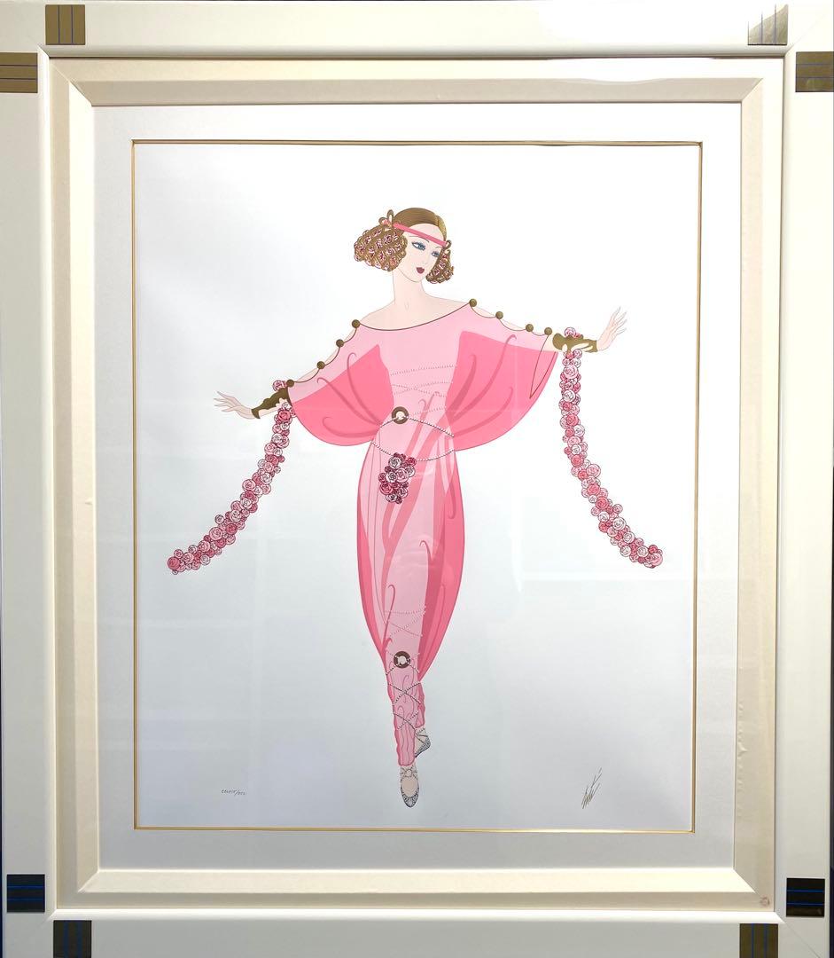 エルテ レッドドレス シルクスクリーン