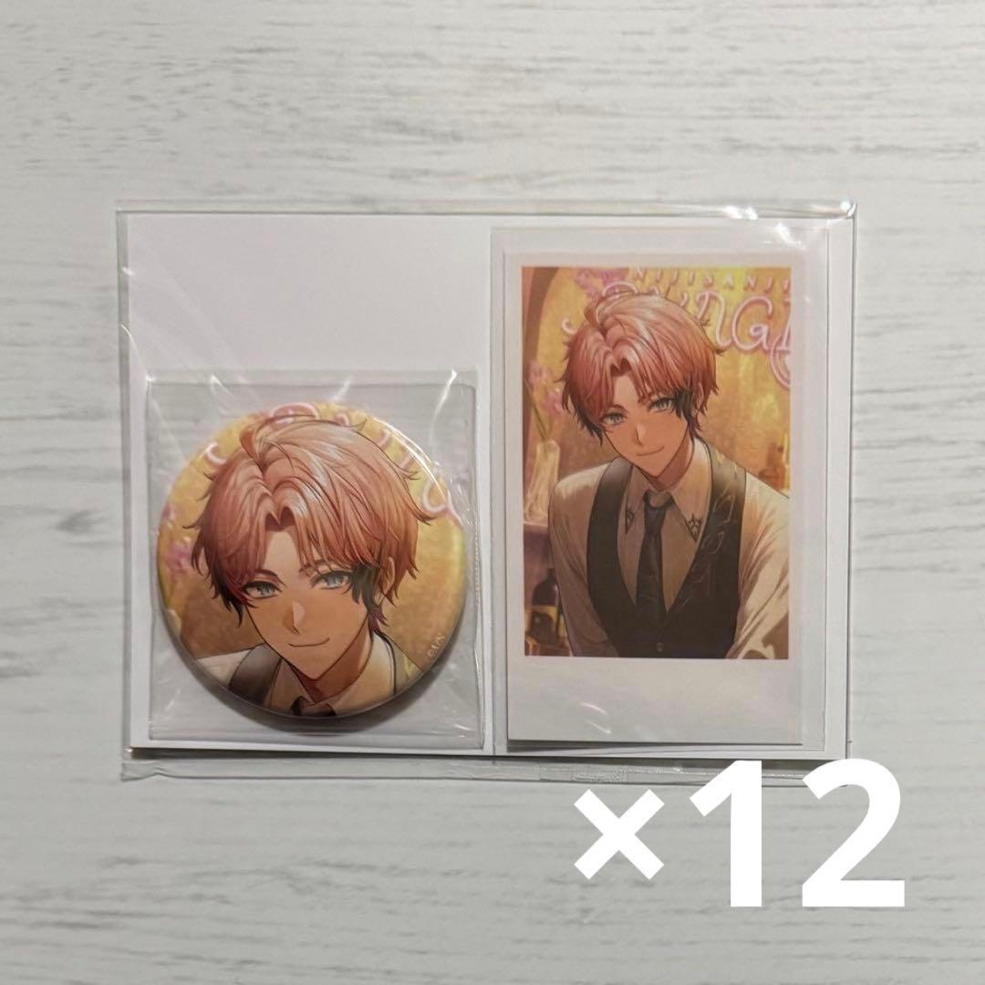 にじさんじ オリエンス 赤城ウェン 2024 誕生日 缶バッジ カード 赤城ウェン にじさんじ 誕生日 箔押し缶バッジ&チェキ風カード 2025