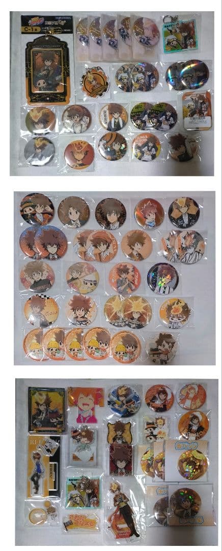 家庭教師ヒットマンREBORN 沢田 綱吉 ツナ グッズ 缶バッジ - メルカリ