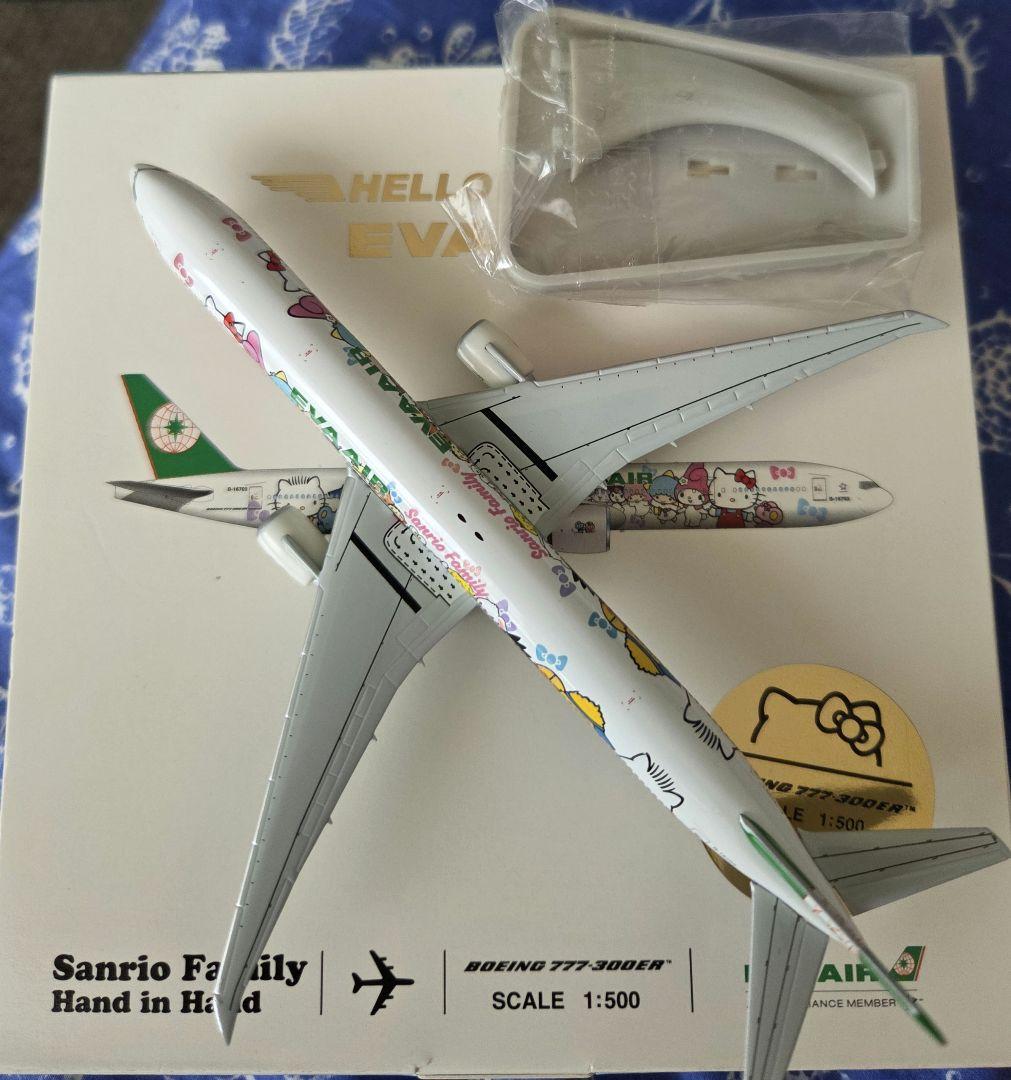EVA AIR エバー航空 777-300ER ハローキティ Ph 1:500 - メルカリ