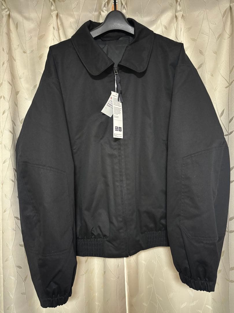 新品タグ付 ユニクロU パフテックショートブルゾン L UNIQLO - メルカリ