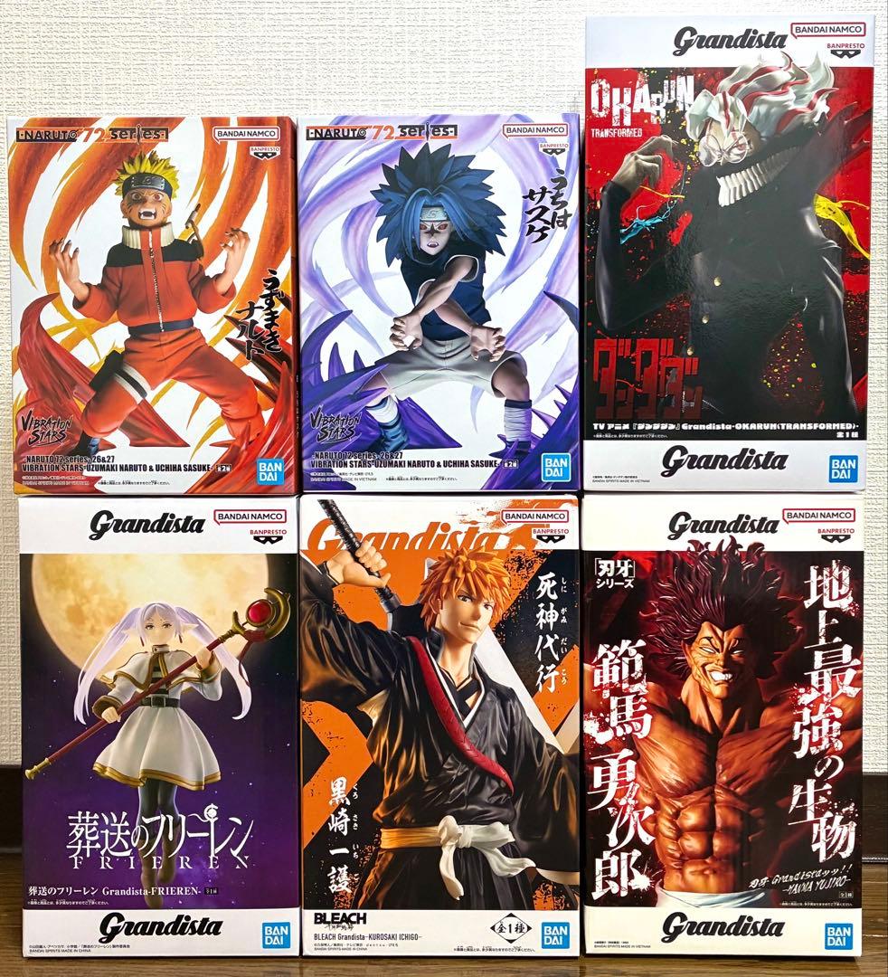 【人気animeフィギュア６個セット】＊=〆^ 鬼滅の刃、地獄楽、ドラゴンボールZ、ヒロアカ… 猛暑に負けない“熱い