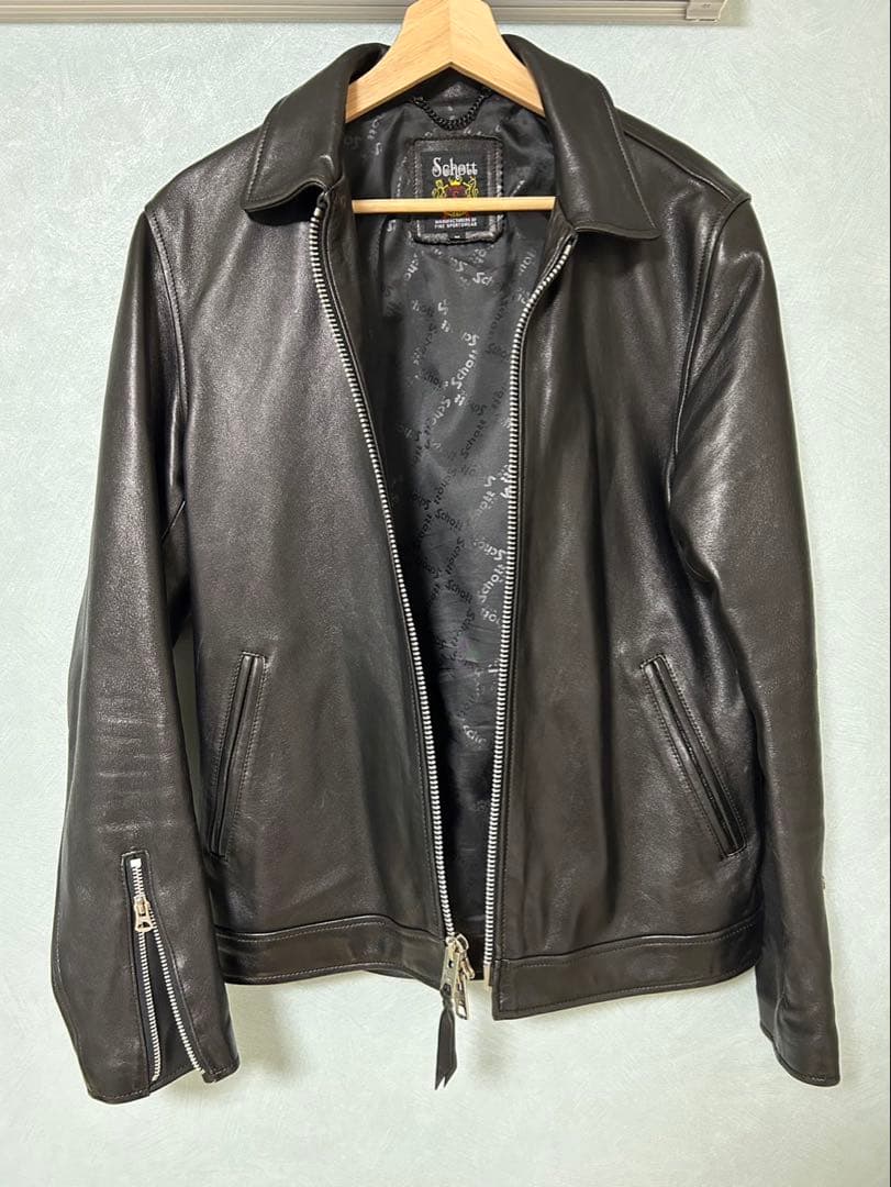 Schott シングルライダース襟付き 楽天市場】【クーポン配布中】ショット SCHOTT 643 当店別注 襟付き