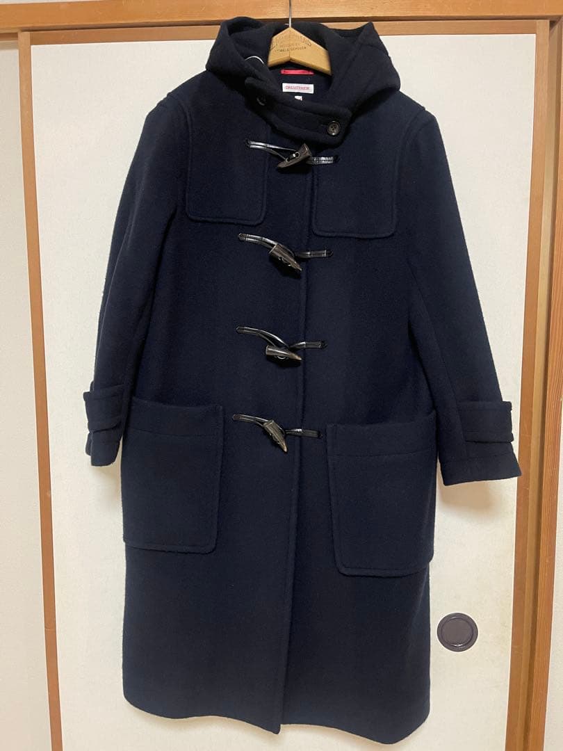 ドレステリア　ネイビー ダッフルコート ロング