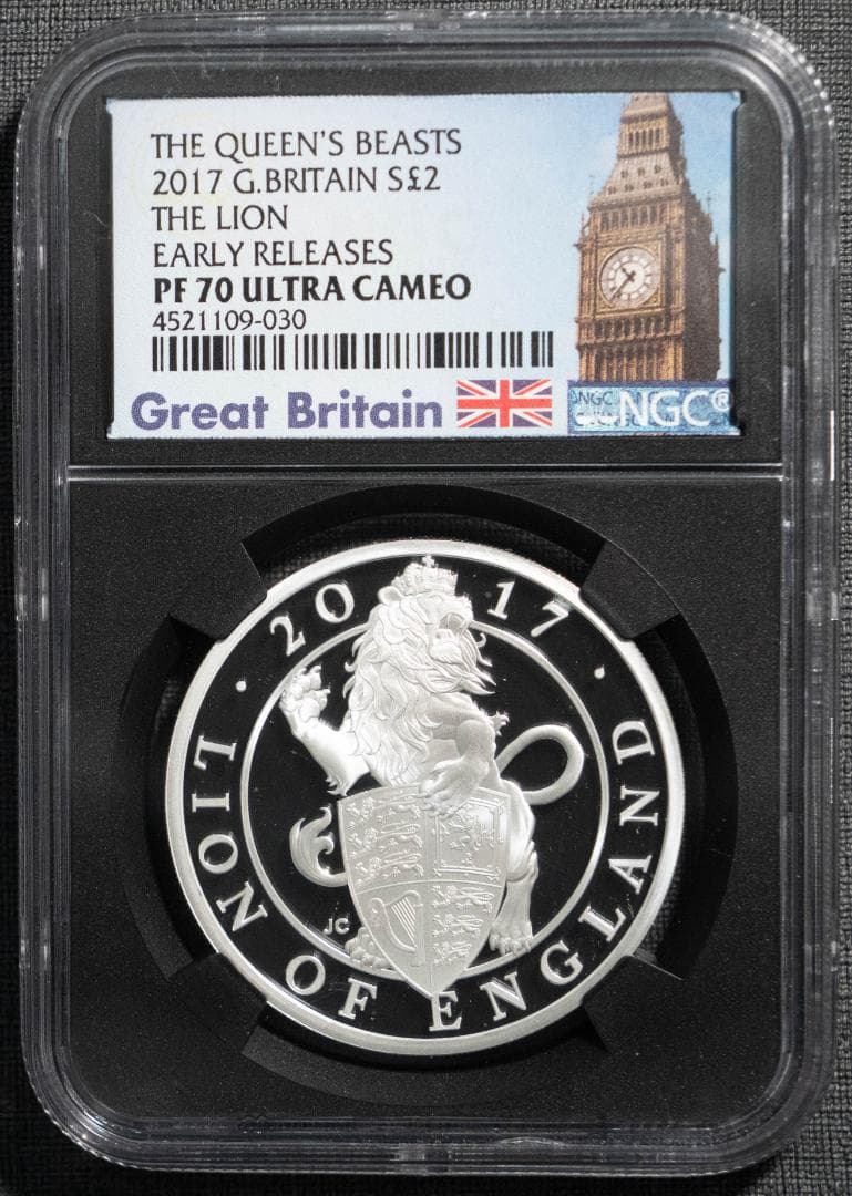 2017 クイーンズビースト ライオン NGC PF70UC 2ポンド 銀貨 2017 クイーンズビースト ライオン NGC PF70UC 2ポンド 銀貨 - メルカリ