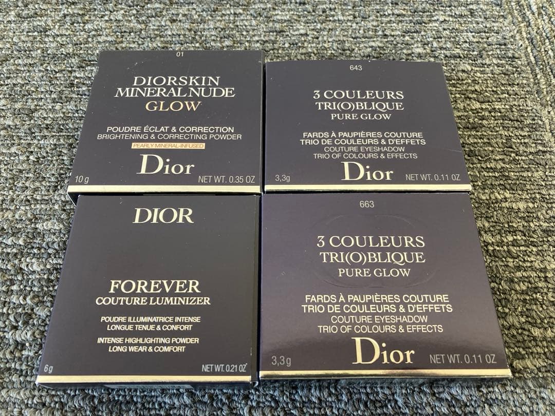 Dior アイシャドウパレット ✖️2点 フェイスパウダー✖️2点　未使用品