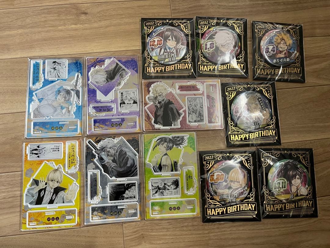 地獄楽 バースデイ缶バッジ 名場面ジオラマフィギュア コンプセット 地獄楽 バースデー缶バッジ 名場面ジオラマフィギュア ジャンプ