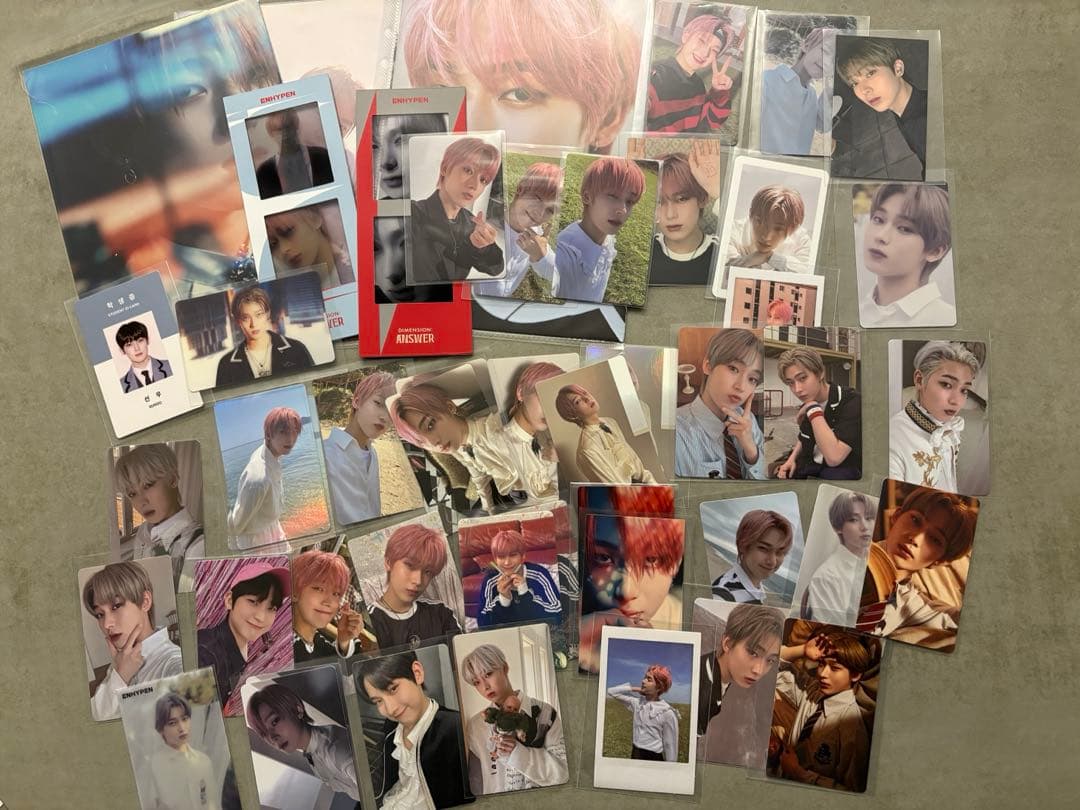 enhypen ソヌ　トレカセット enhypen ソヌ トレカ まとめ売り ラキドロ sunoo - メルカリ