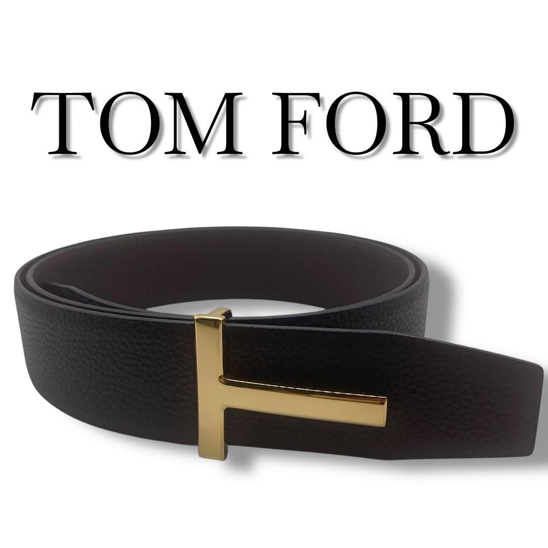 美品　Tom Ford トムフォード　リバーシブル ベルト90-100ｃｍ TOM FORD（トムフォード） ベルト TB224 LCL236 メンズ リバーシブル