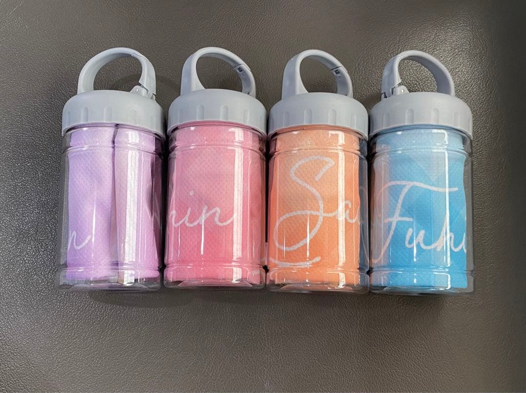 アドベンチャーワールド　パンダ　クールタオル　４本セット　良浜、結浜、彩浜、楓浜