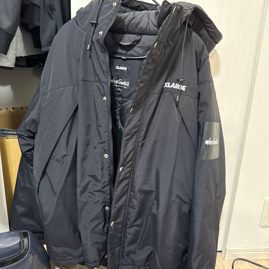 け*い様 XLARGE WILD THINGS コラボ　フード付きアウター
