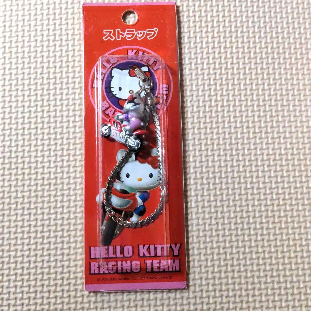 HelloKitty レーシング バイク レア 根付け ストラップサンリオ