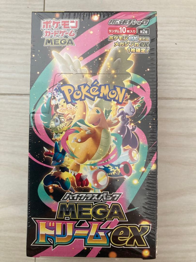 ポケモンカードゲーム MEGA ドリームex 1BOXシュリンク付き