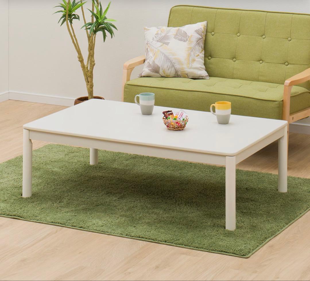 ニトリ こたつテーブル コラムN 120 白 リビングこたつ(フロットR 120 VNA) | ニトリネット【公式】 家具