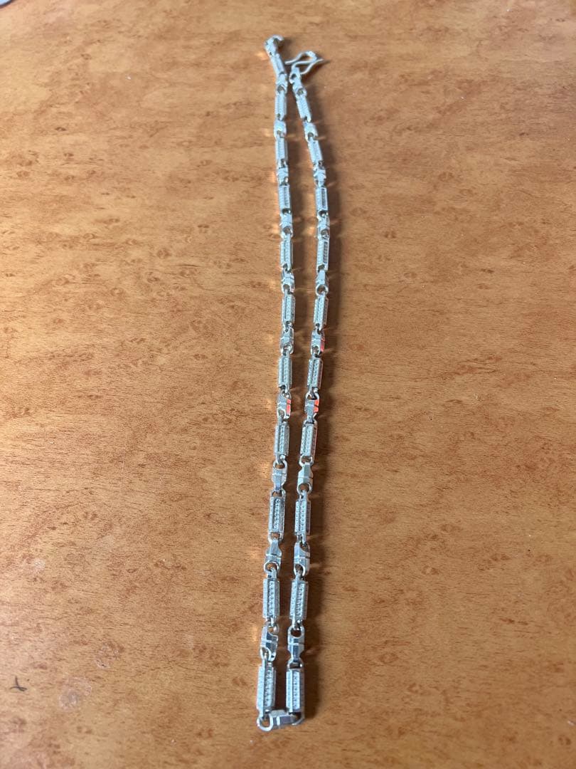 シルバー リンクチェーン ネックレス 約45cm