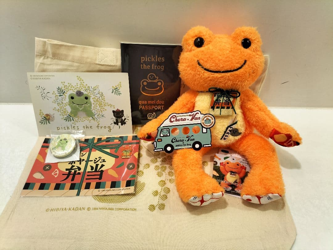 かえるのピクルス 東京駅限定ビーンドール ボンボヤージュ22＆ピンズ＋ノベルティ 東京駅イベント限定ビーンドールをご紹介します♪ 【ピクルス限定BD