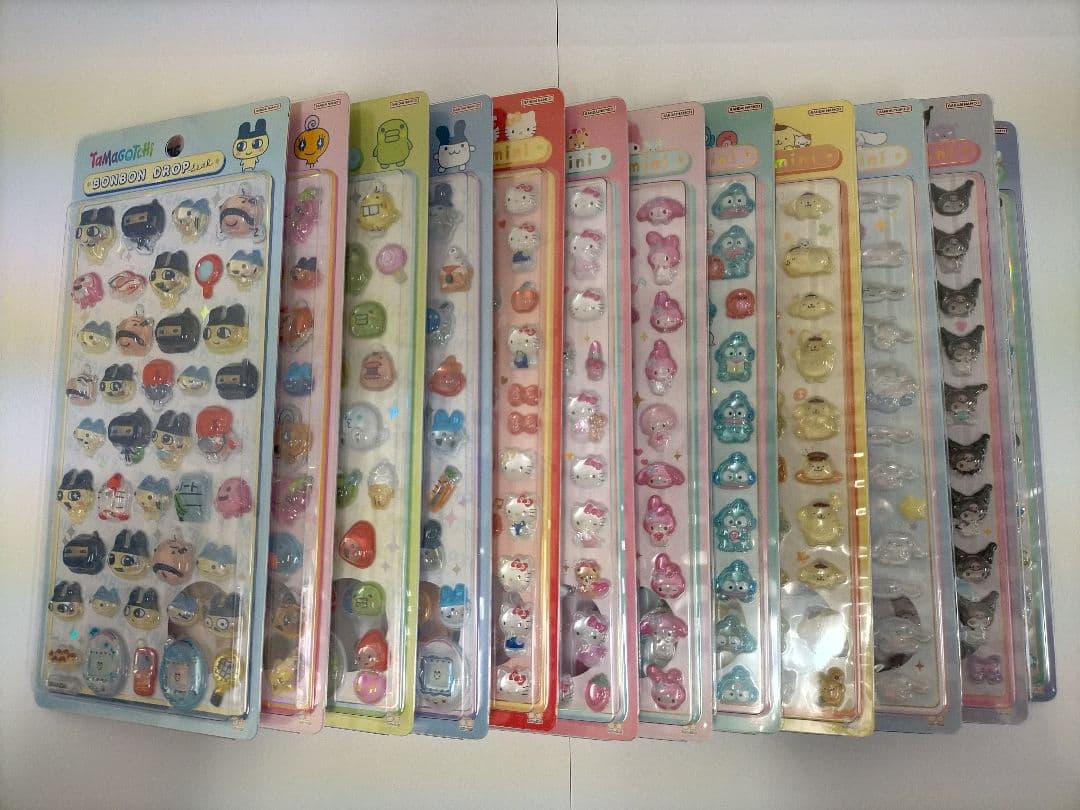 ボンボンドロップシール正規品 たまごっち4種類 miniサンリオ8種類 ボンボンドロップシール みみっち たまごっち グッズ サンスター文具