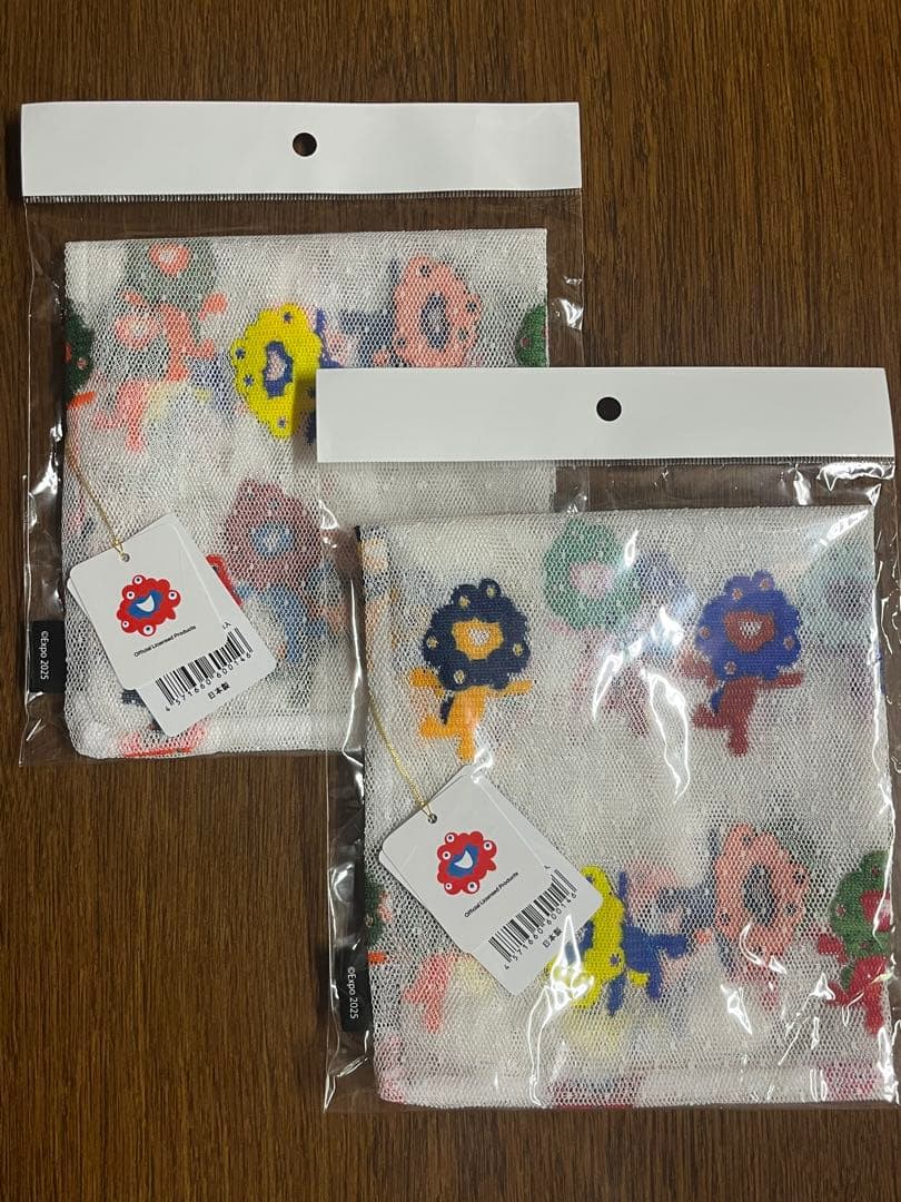 【万博会場限定】レース　エコバッグ　マルチカラー2個　ミャクミャク ミャクミャクのマイエコバッグ登場！2025大阪・関西万博を記念した商品