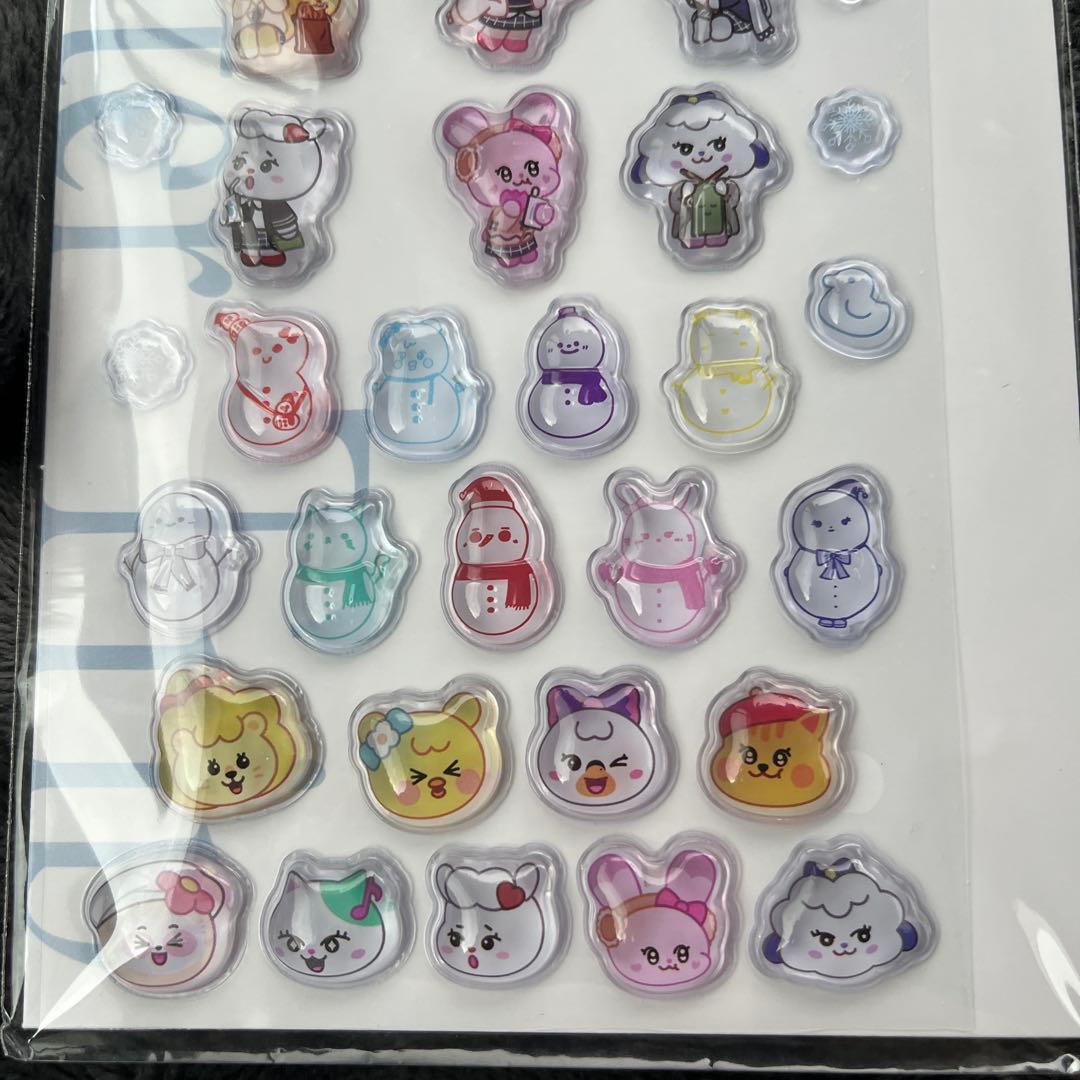 NiziU JYP POPUP 2025 NIZOO ぷっくりステッカー シール - メルカリ