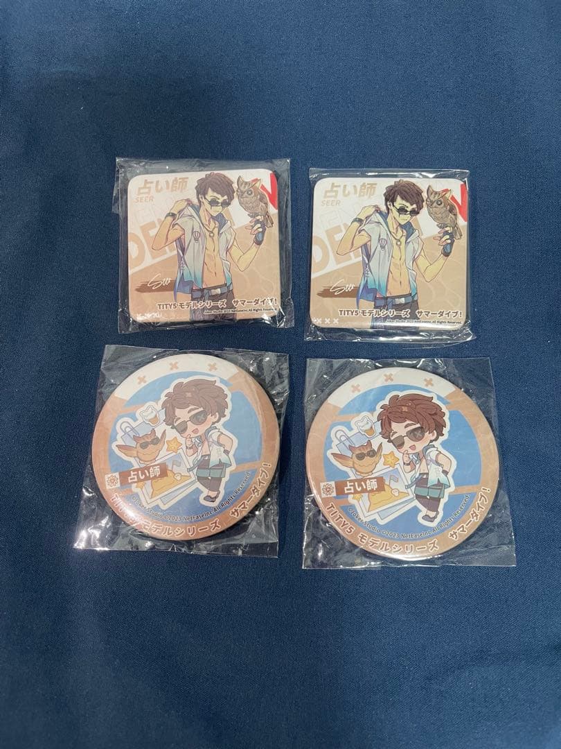 第五人格 コミケ C102 占い師 缶バッジ 4個セット