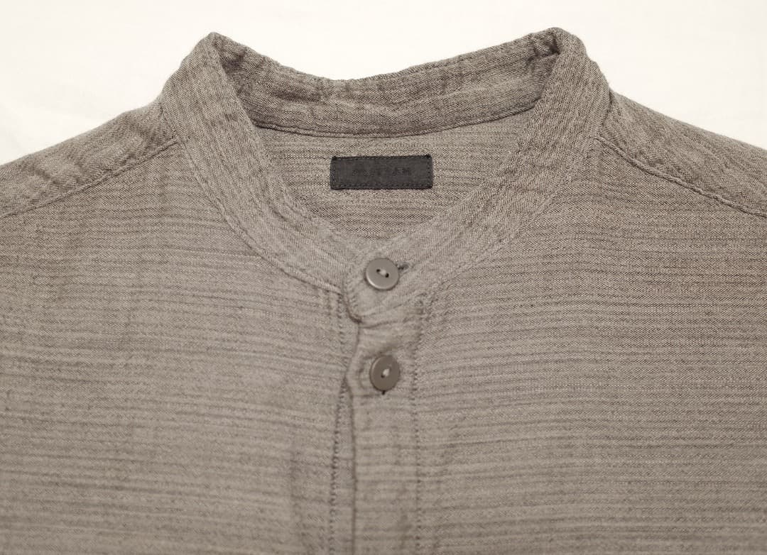 MITTAN 毛綿三重織シャツ 灰がさね サイズ2 ミッタン ミタン - メルカリ