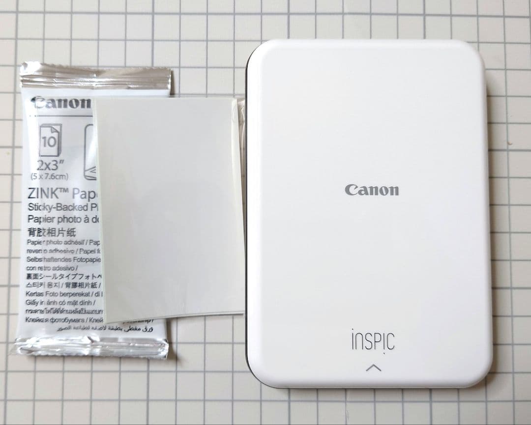 Canon iNSPiC プリンター 用紙付き