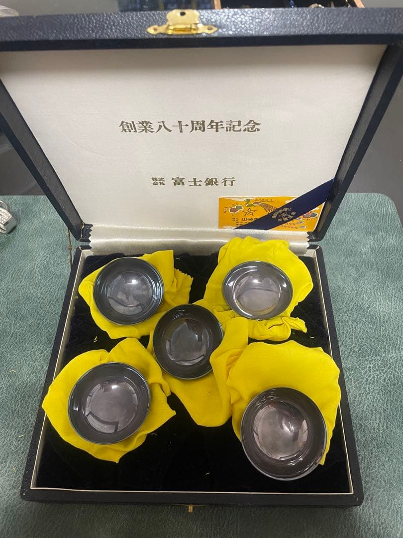 純銀杯 記念品 5個組 東京銀座山崎商店 - メルカリ