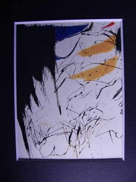 池田 満寿夫、女・五月、希少な額装用画集より、美品、新品額装付