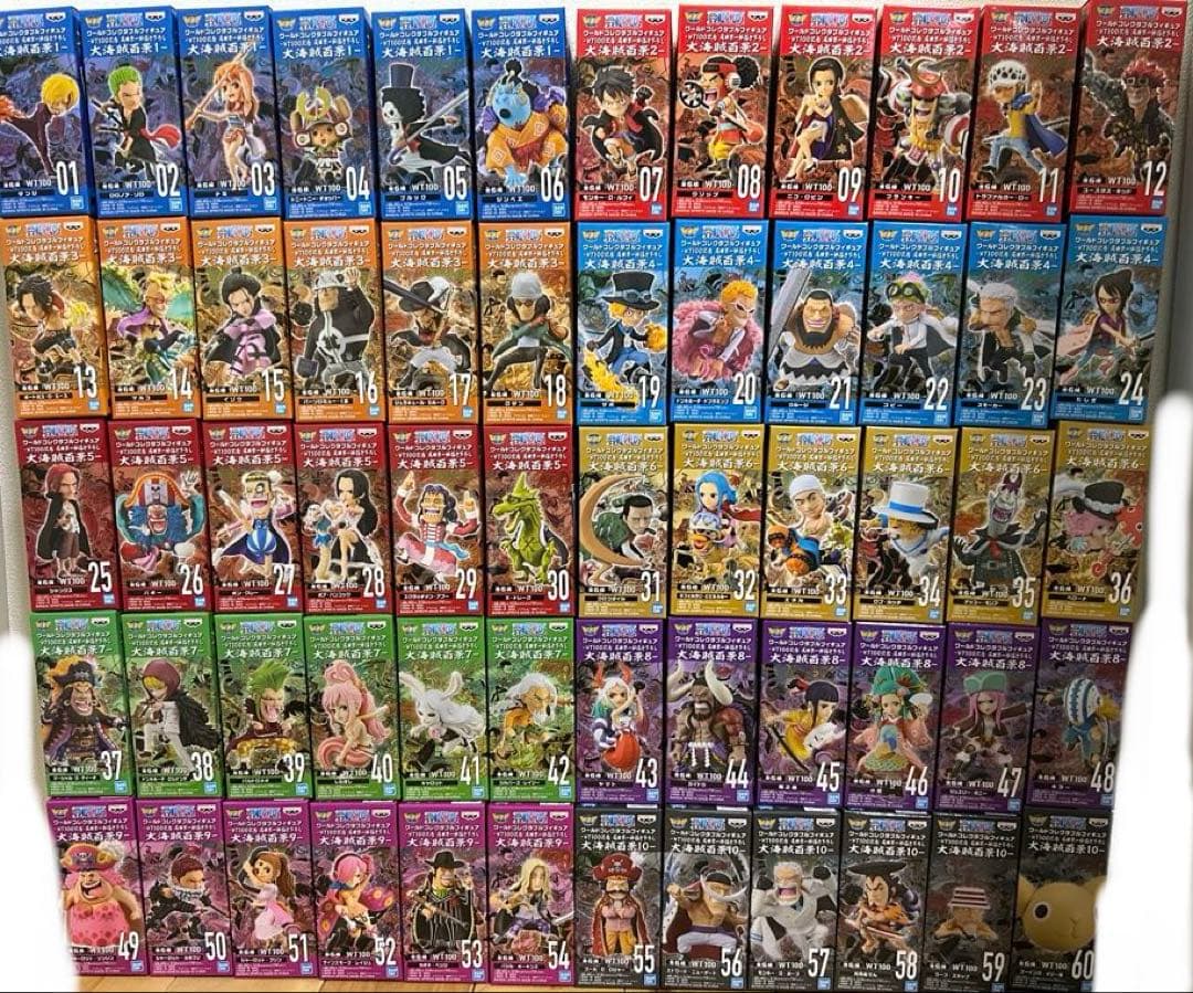 ワンピース　ワールドコレクタブルフィギュア大海賊百景　新品未開封60体セット