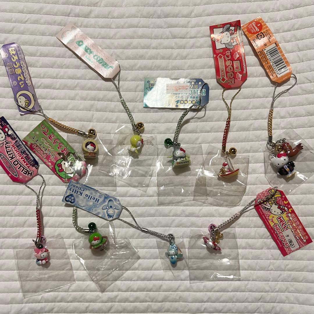 【お得】まとめ売り ご当地キティ ハローキティ ストラップ 根付け サンリオ