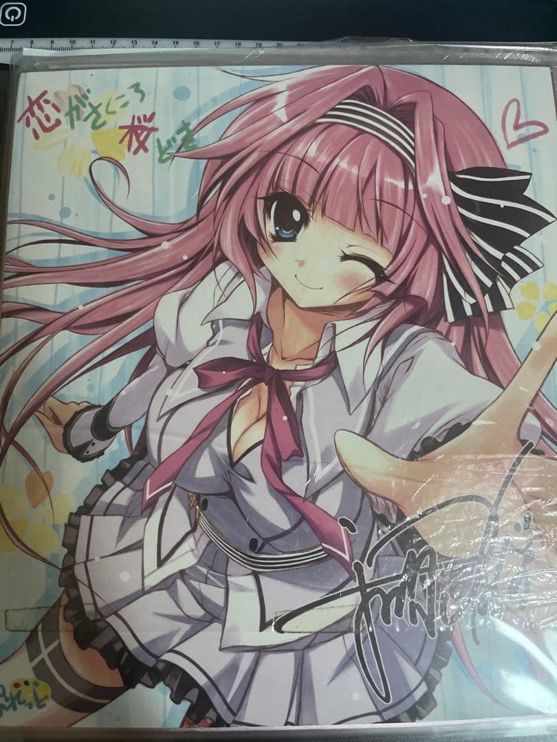 限定品)翡翠亭 ミニ色紙バインダーと色紙セット(ミニと普通あり