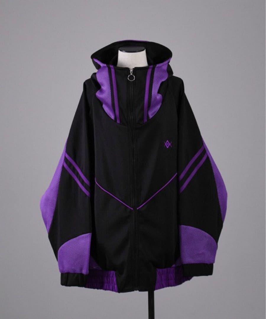 【最終値下げ】REFREMメッシュ切替ハイネックジャージパーカー＋パンツセット